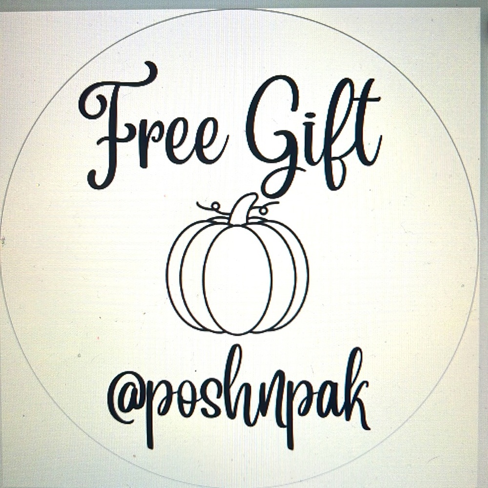 100 CUSTOM Free Gift stickers with your closet name- Fall pumpkin